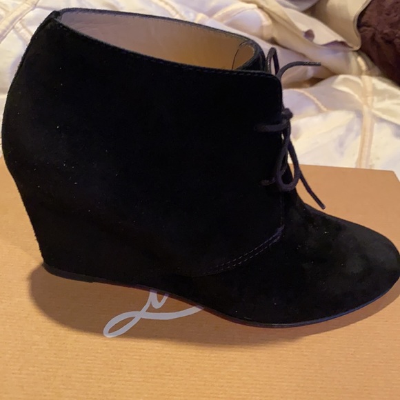 Christian Louboutin Suede Bootie size 36.5 - Picture 4 of 13
